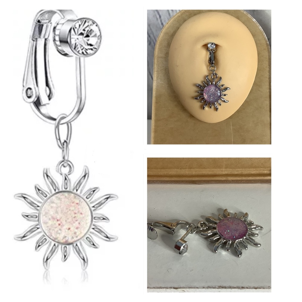 Clip-On Belly Button Ring
